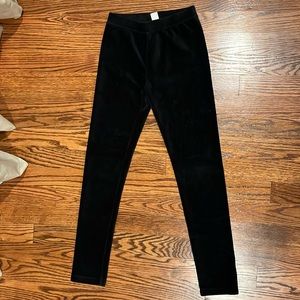 Jcrew Girls black Stretch Cozy Cord Leggings - Like New - Size 10